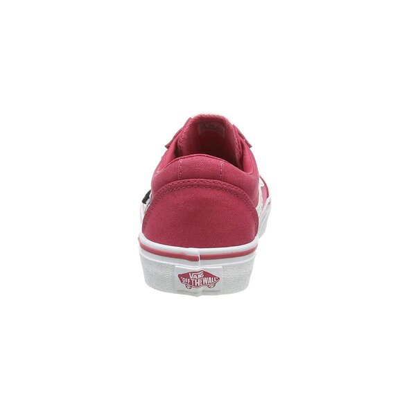 Vans Ward (Butterflies) Claret Red/White Girl's Size 4.5 Sneaker - Picture 4 of 4